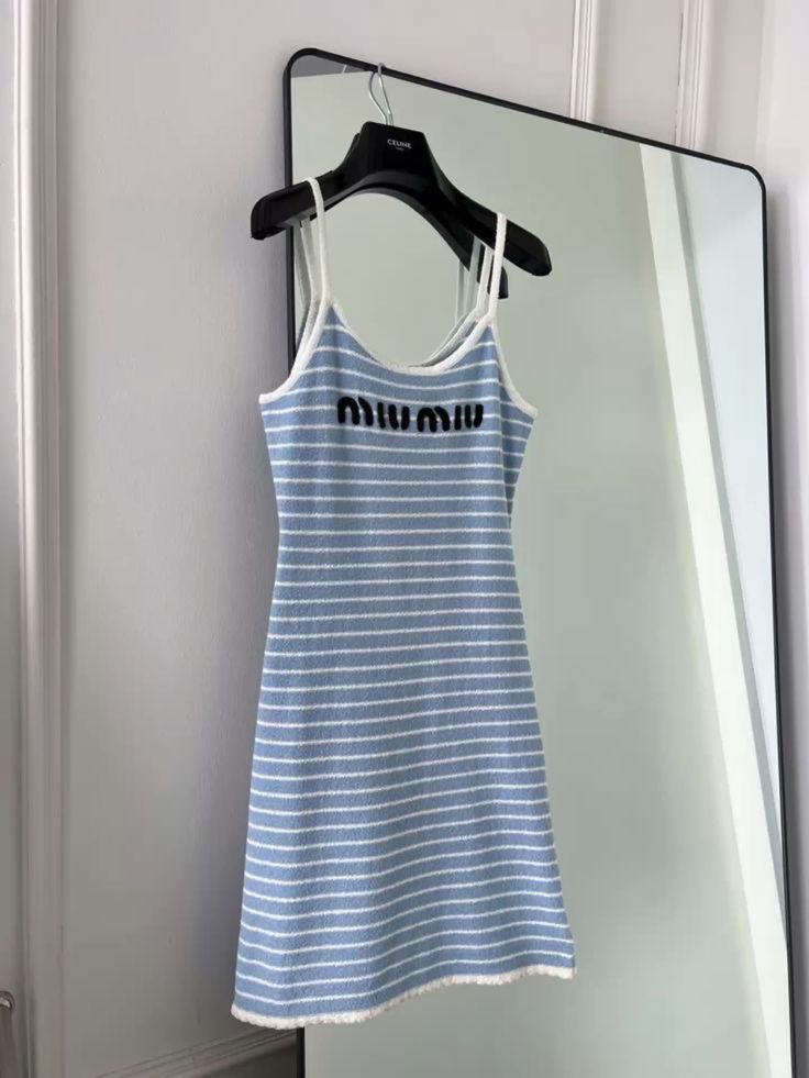 Miu Miu mini slip dress
