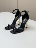 Saint Laurent Opyum 85 Patent Leather Sandals