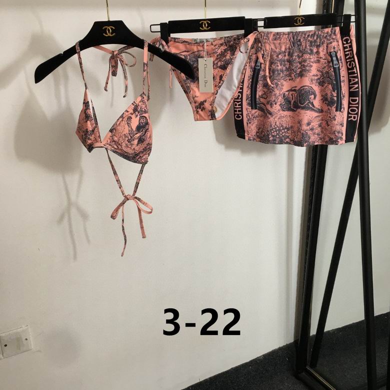 Minimaler 3-teiliger Badeanzug