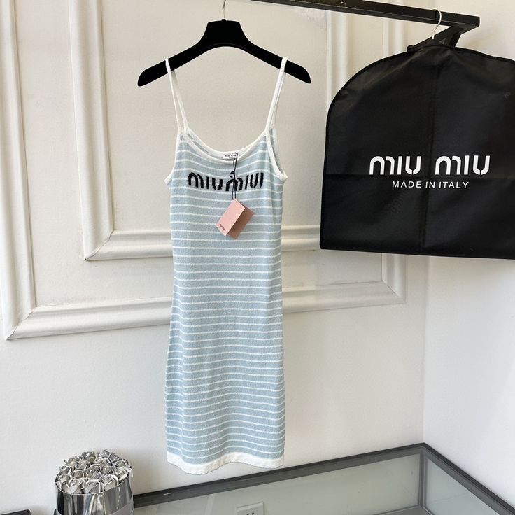 Miu Miu mini slip dress