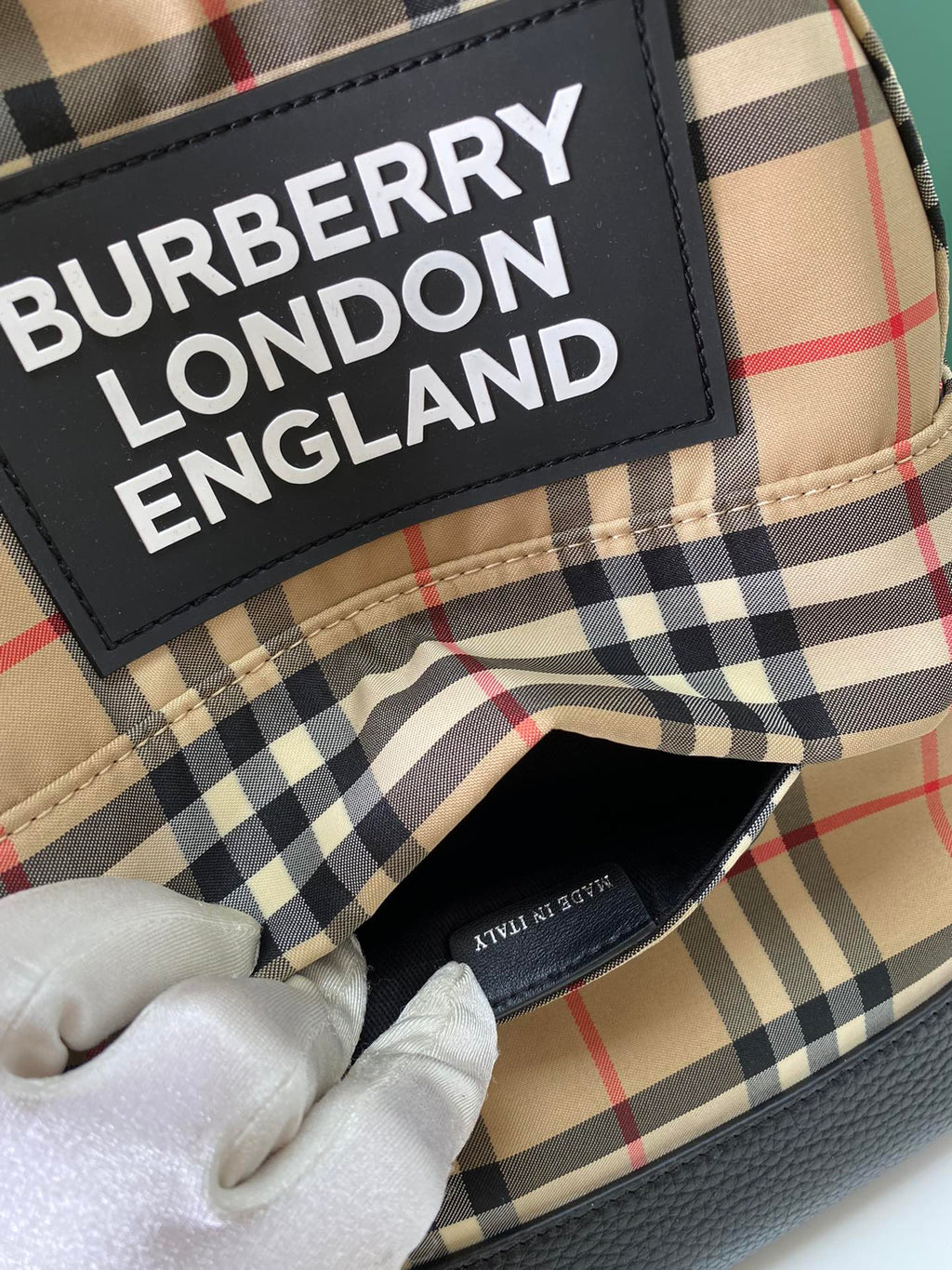 Retro Checkered Backpack