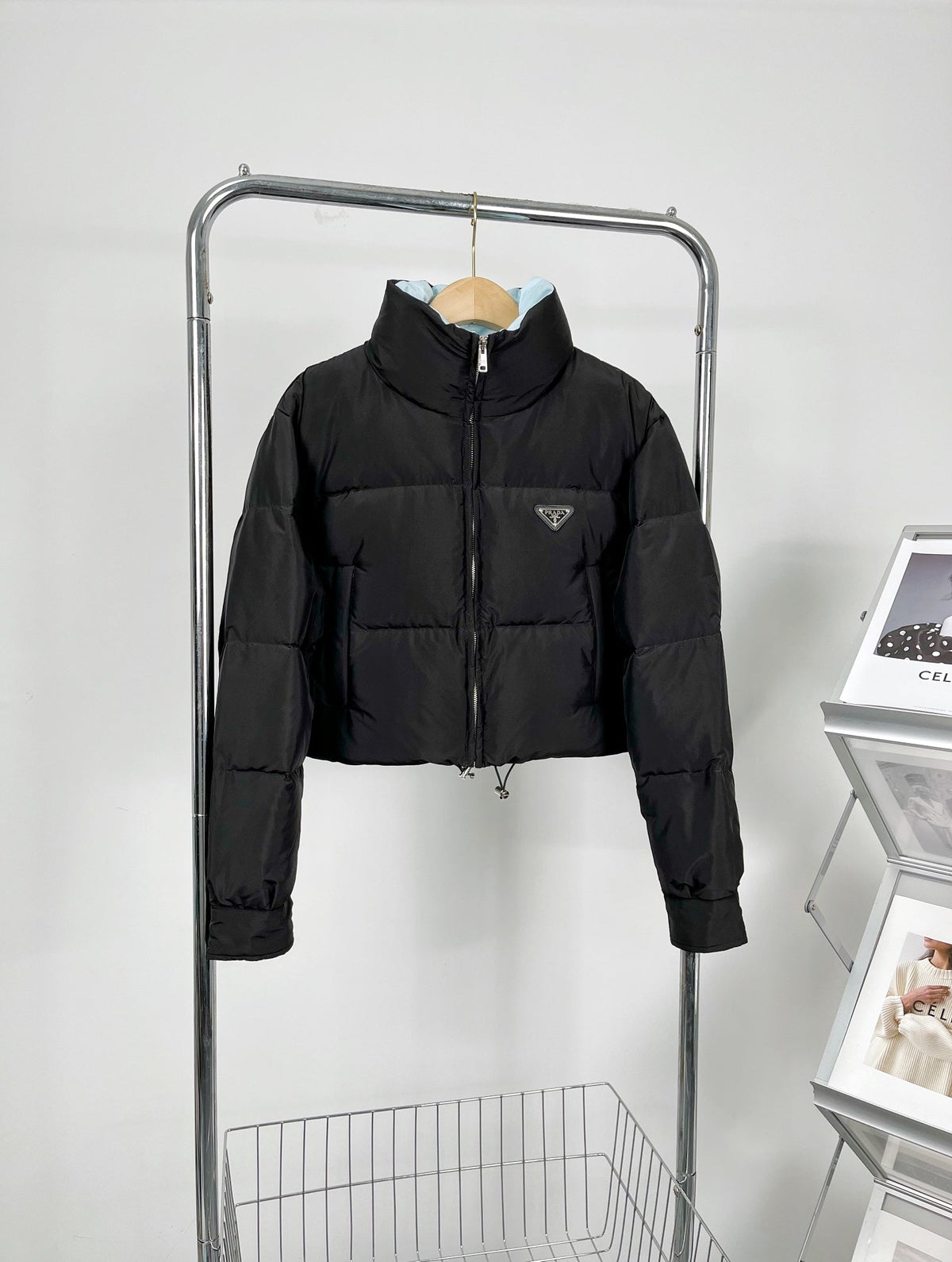 Short Black Down Jacket
