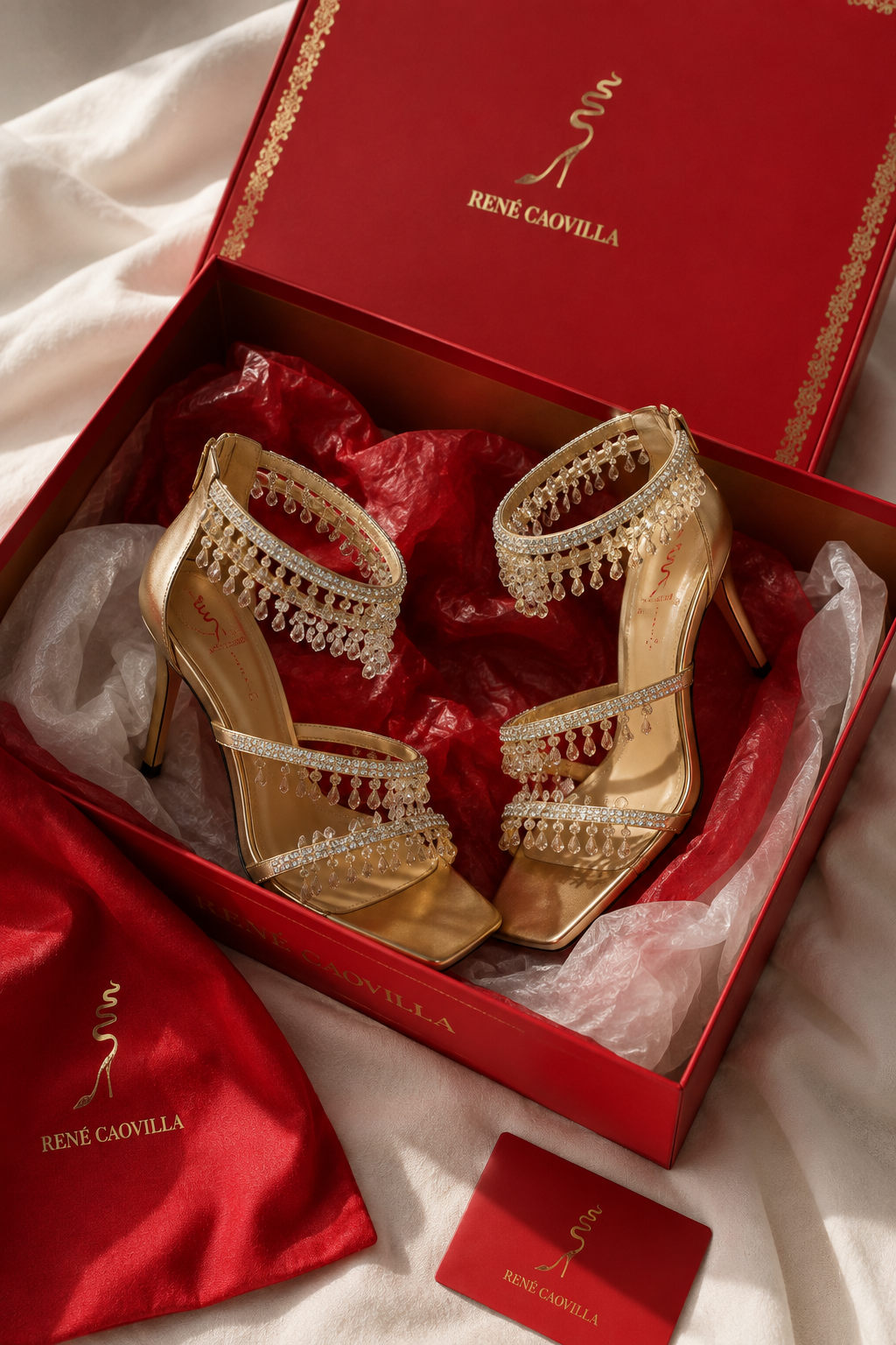Gold variant heels