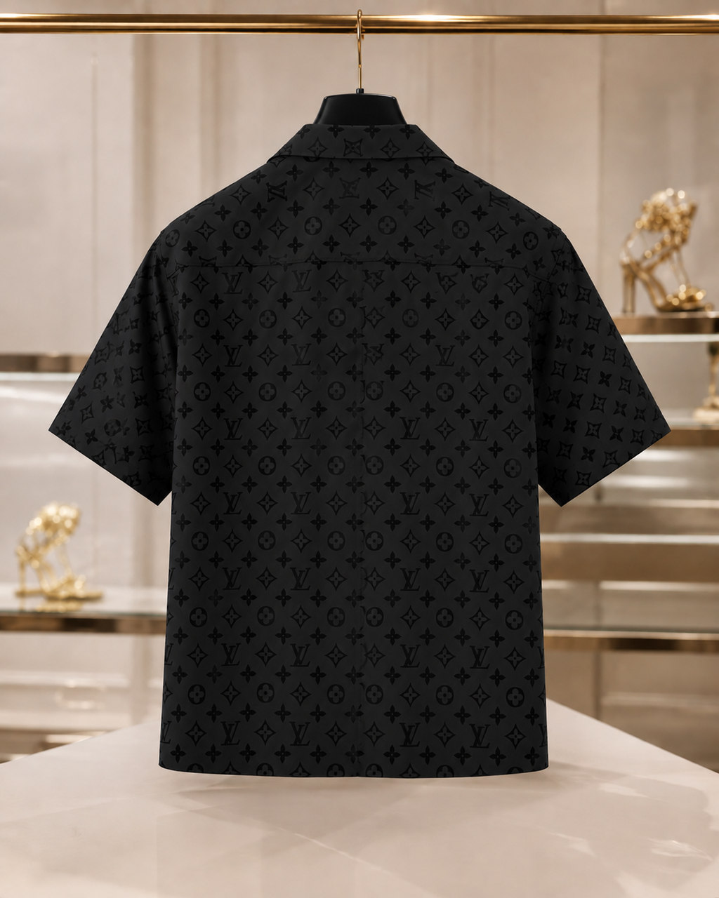 LV black dress shirt